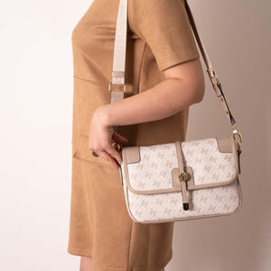 Silver & Polo Bej - Kum SP1182 Kadın Çapraz Çanta