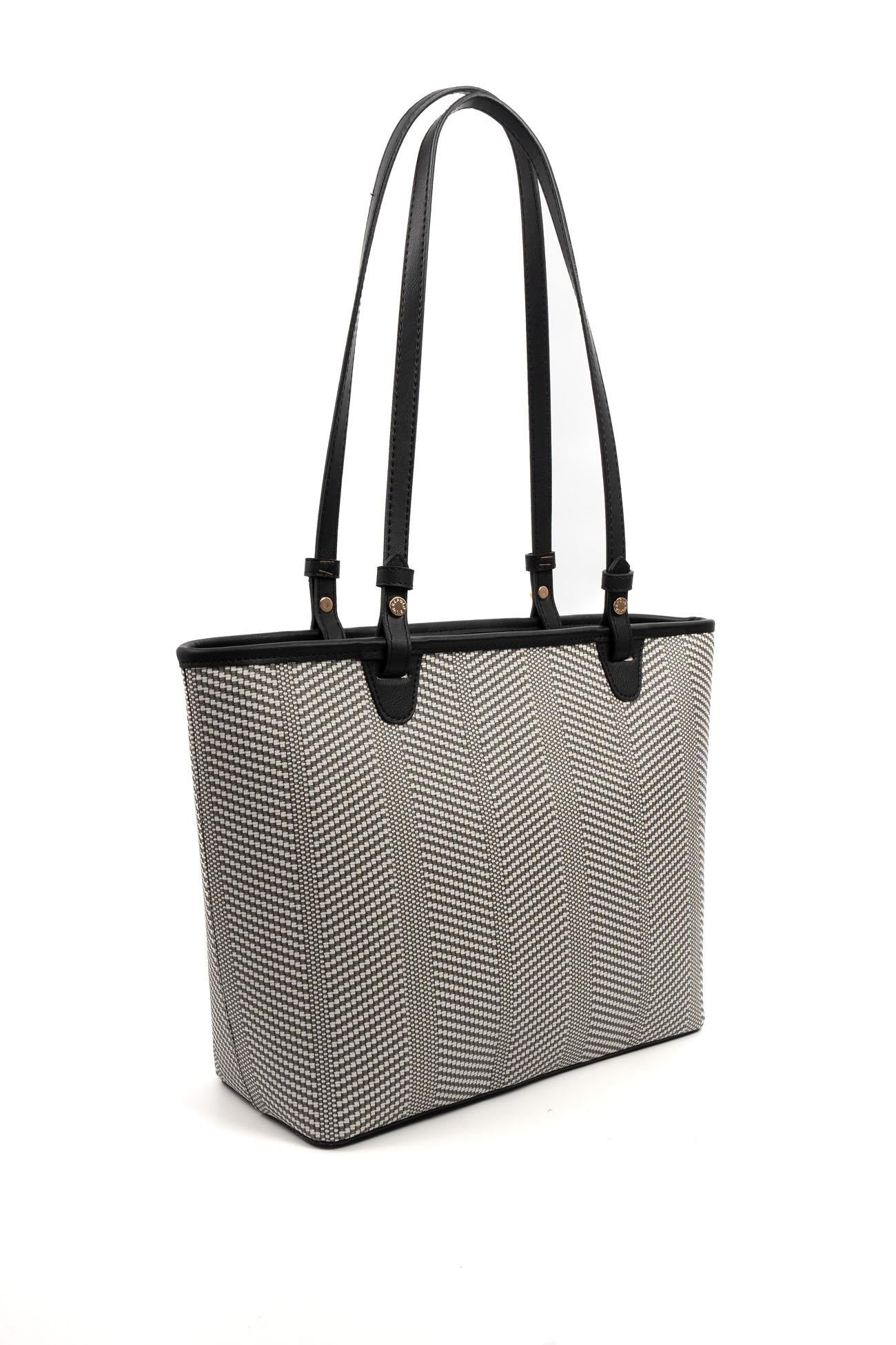 Silver & Polo Siyah Beyaz - Siyah SP1204 Kadın Omuz Çantası