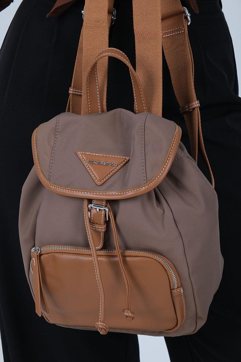 Silver & Polo SP1231 Kadın Sırt Çantası Kahve-Taba