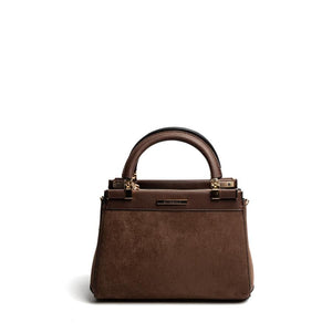 Silver & Polo SP1193 Kadın El Çantası Süet Kahve