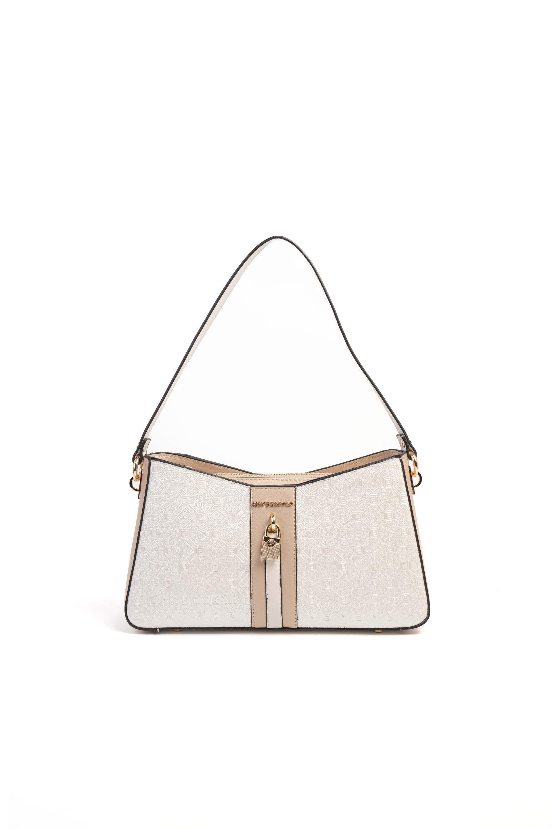 Silver & Polo Sedef - S.Nut - Kemik SP1102 Kadın Omuz Çantası