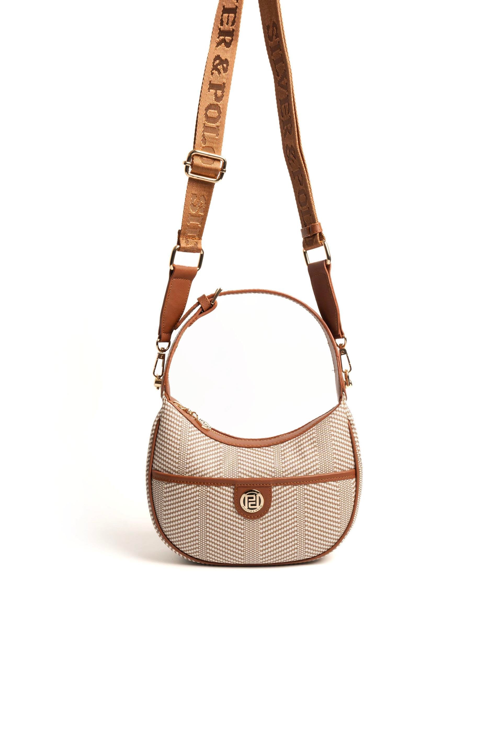 Silver & Polo Bej - Taba SP1194 Kadın Omuz Çantası