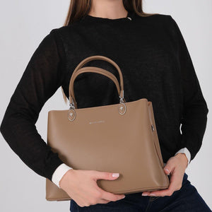 Silver & Polo SP1234 Kadın El Çantası Bej
