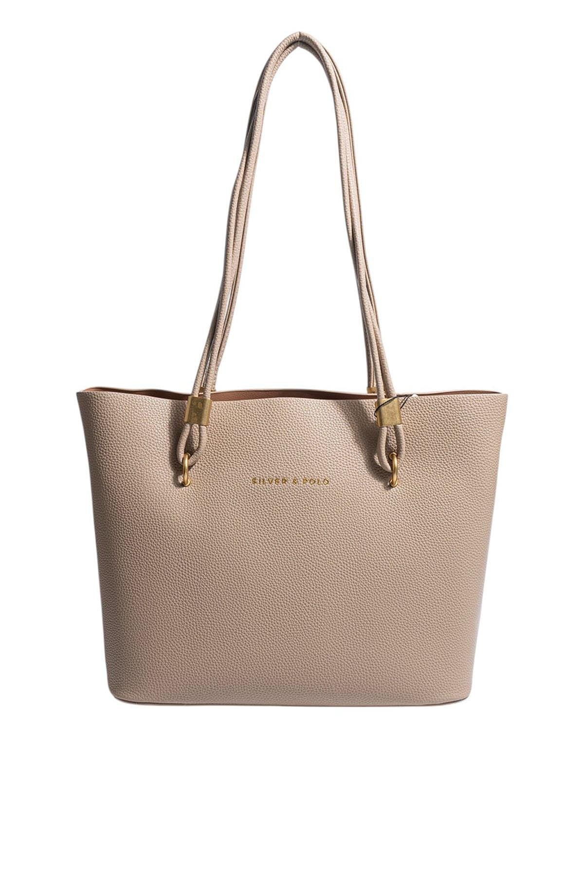 Silver & Polo SP1239 Kadın Omuz Çantası Bej