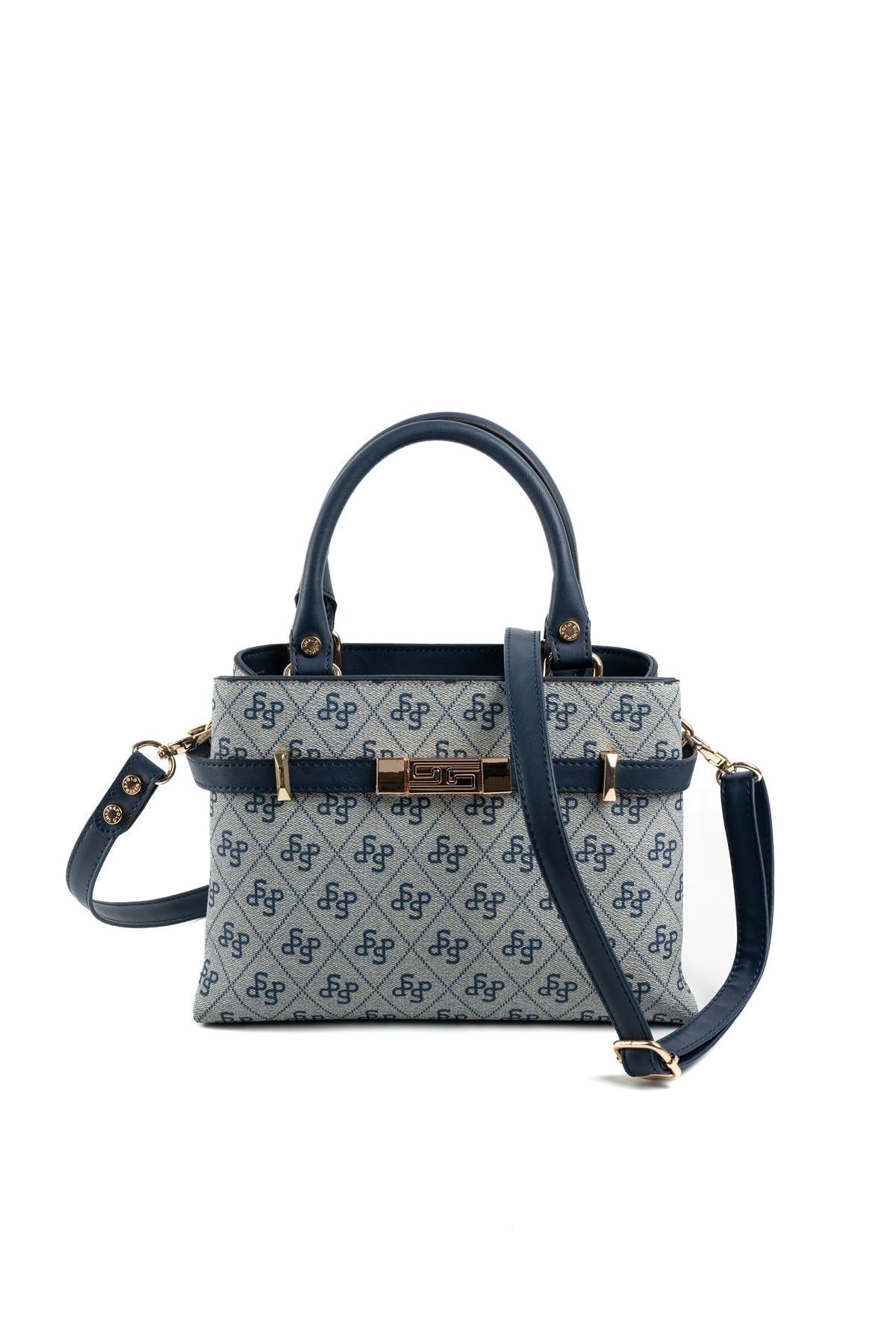 Silver & Polo Gri - Laci SP1149 El Çantası