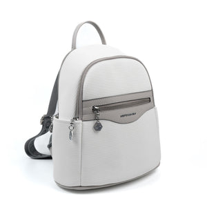 Silver & Polo Beyaz - A.gri SP1161 Kadın Sırt Çantası
