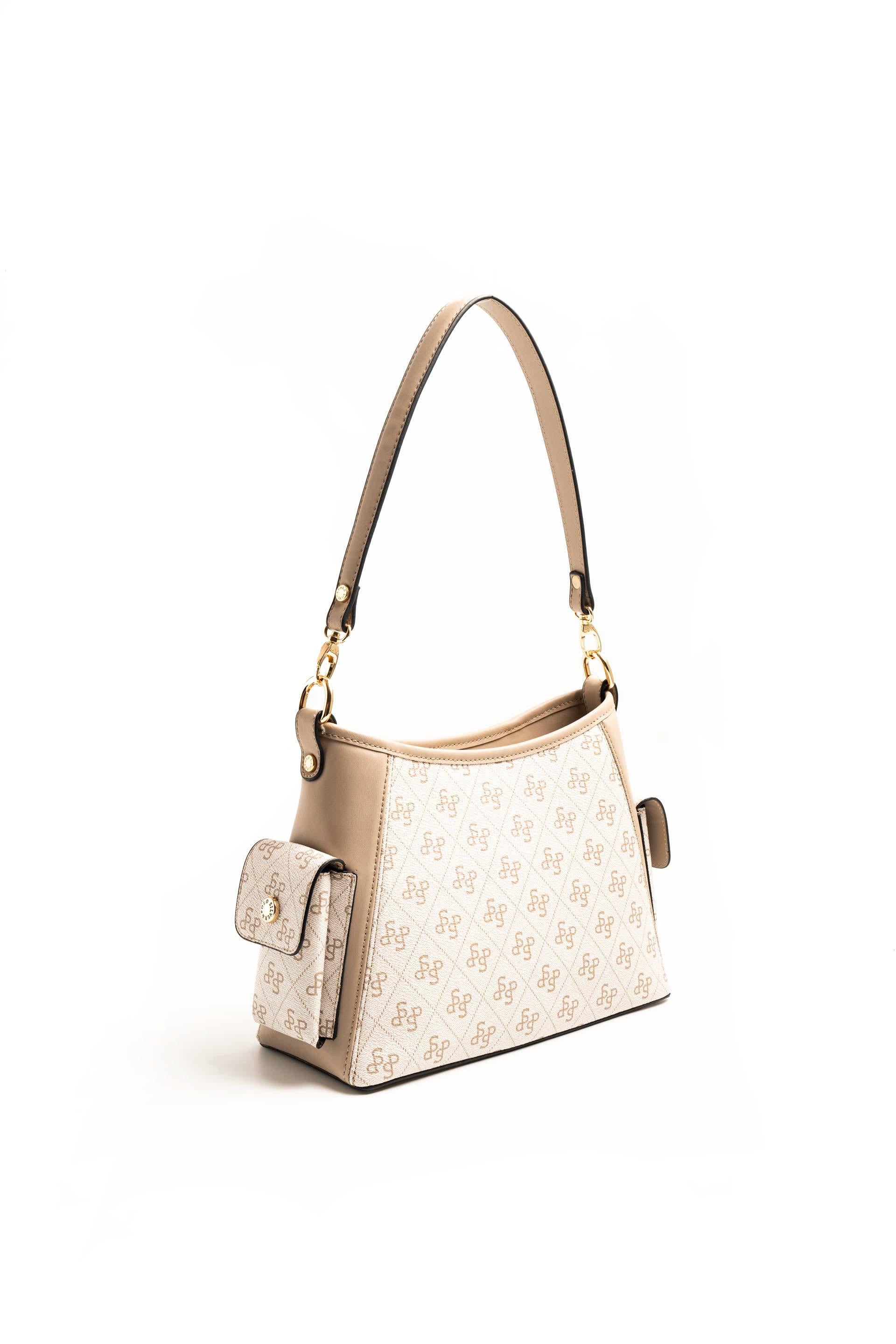 Silver & Polo Bej - Kum SP1183 Kadın Omuz Çantası