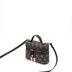 Silver & Polo Füme - Siyah SP1195 Kadın Makyaj,el Ve Çapraz Çantası