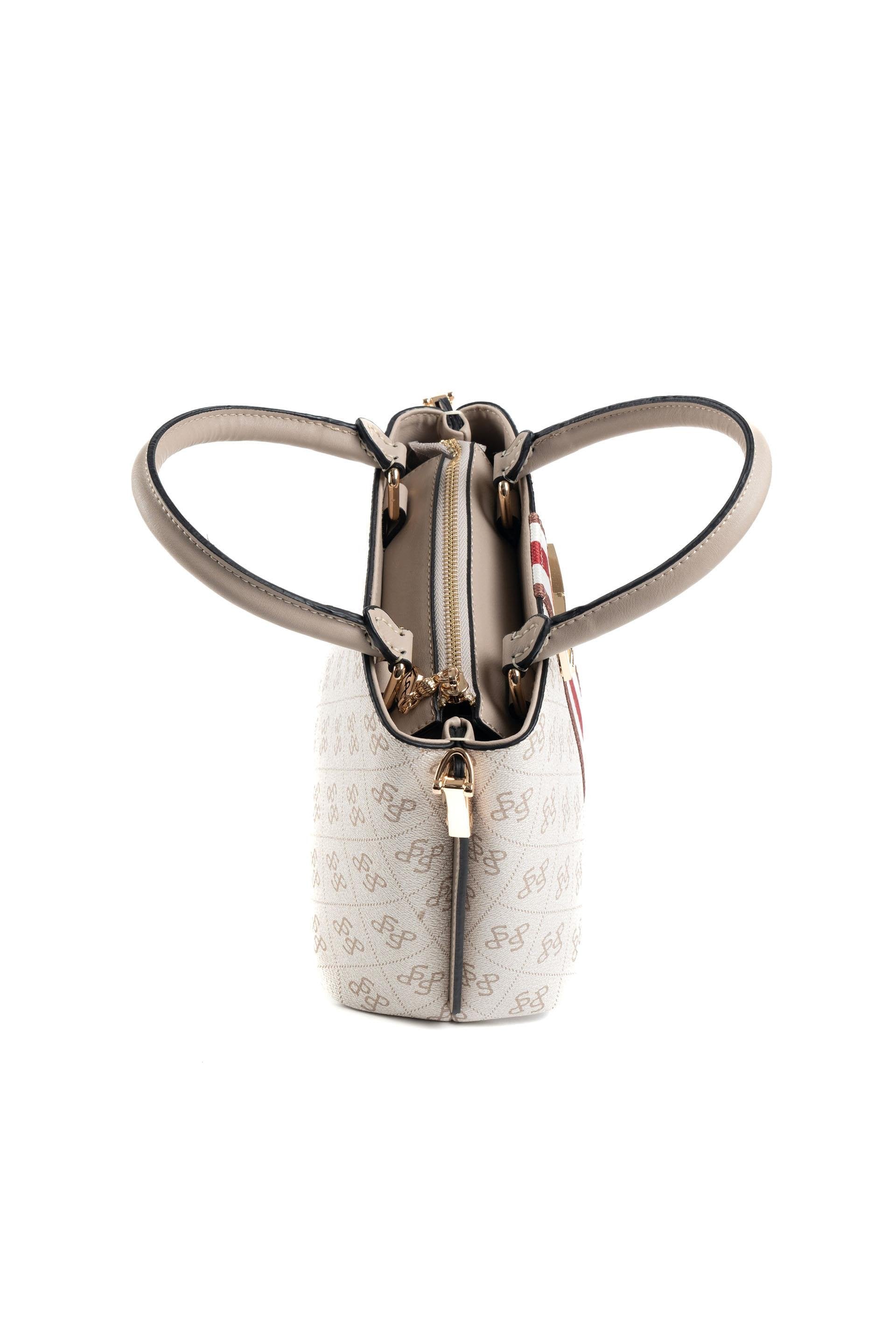 Silver & Polo Bej - Kum SP987 Kadın El Çantası