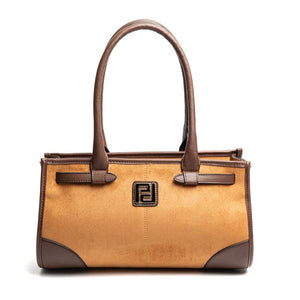 Silver & Polo SP1261 Kadın El Çantası Süet Taba-Kahve