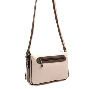 Silver & Polo Bej - Kahve SP784 Kadın Çapraz Çanta
