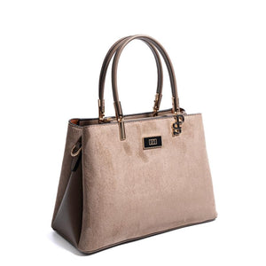 Silver & Polo SP1098 Kadın El Çantası Süet Vizon