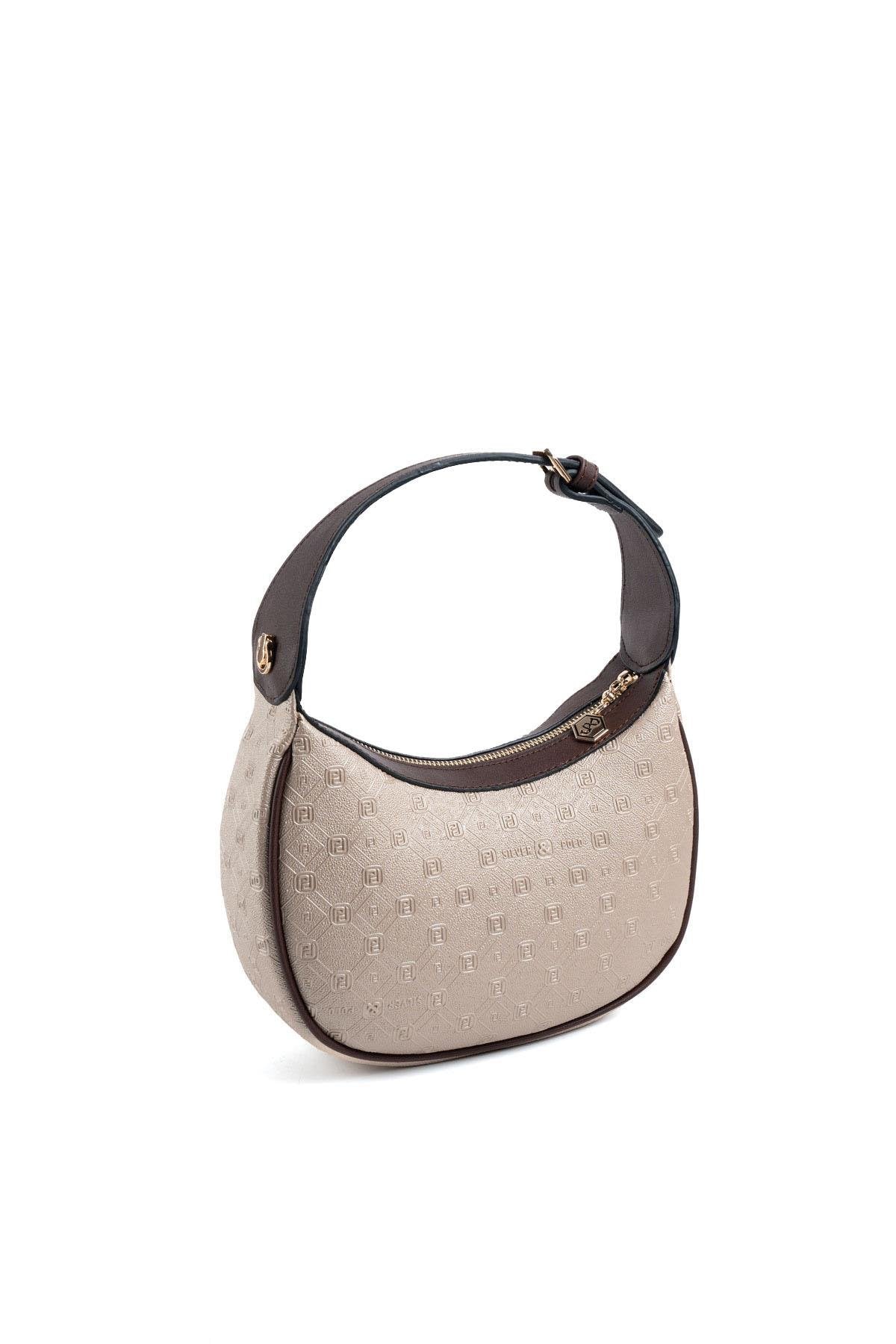 Silver & Polo Nut - Kahve SP1194 Kadın Omuz Çantası