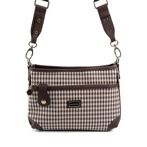 Silver & Polo Kahve Sarı - Kahve SP1160 Kadın Çapraz Çanta