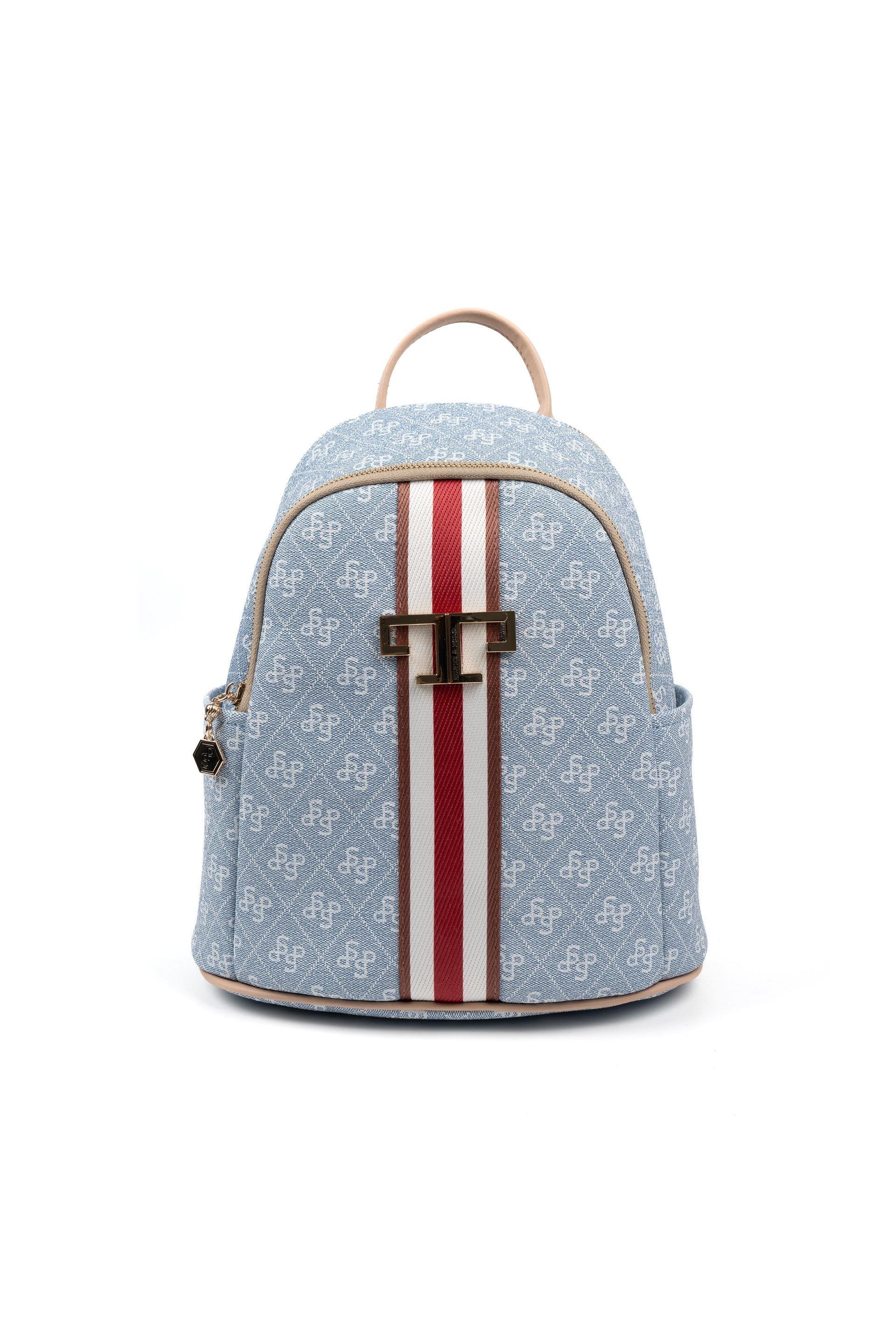 Silver & Polo Mavi - Ten SP1161 Kadın Sırt Çantası