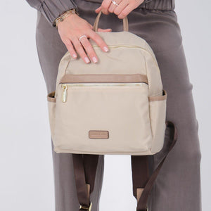 Silver & Polo SP1209 Kadın Sırt Çantası Bej-Kum