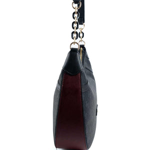 Silver & Polo Siyah Bordo SP1255 Kadın Omuz Çantası