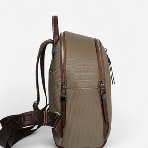 Silver & Polo SP901 Kadın Sırt Çantası Petek L.Haki-Kahve