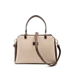Silver & Polo Bej - Kahve SP972 Kadın El Çantası