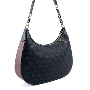 Silver & Polo Siyah Bordo SP1255 Kadın Omuz Çantası