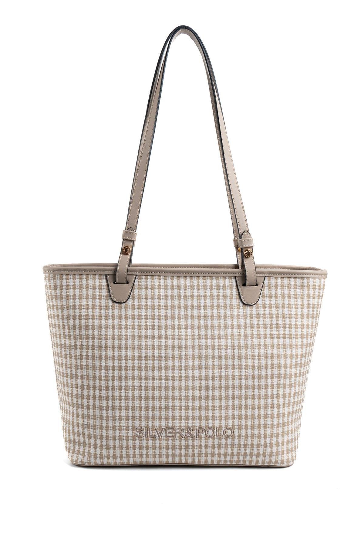 Silver & Polo Kum Bej SP1204 Kadın Omuz Çantası