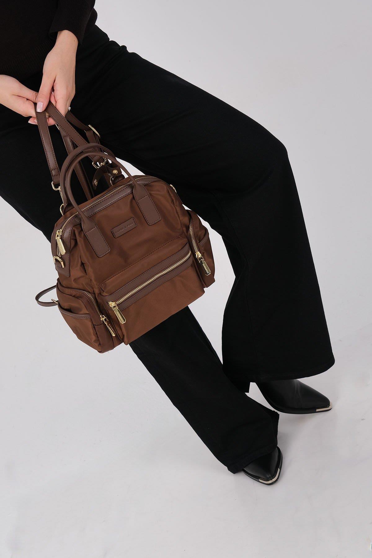 Silver & Polo SP1211 Kadın Sırt Çantası Kahve