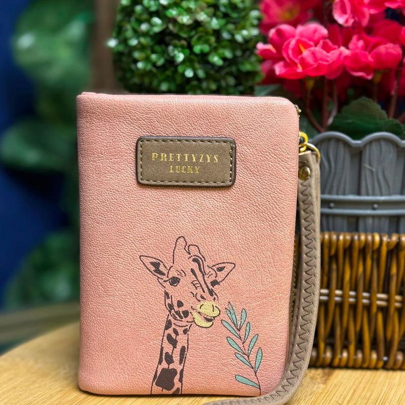 Nas Bag Pembe Nakışlı Bölmeli Kadın Cüzdan - icz006 - 4