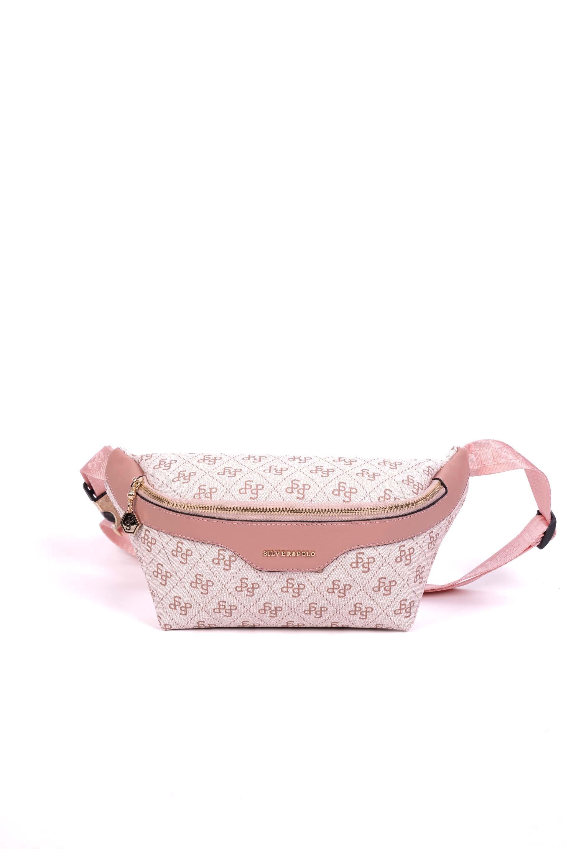 Silver & Polo Pembe - Somon SP1192 Kadın Bel Çantası