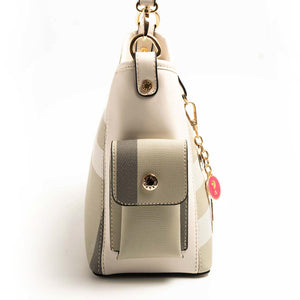 Silver & Polo A.Yeşil - Kemik SP1183 Kadın Omuz Çantası