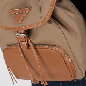 Silver & Polo SP1231 Kadın Sırt Çantası Vizon-Taba