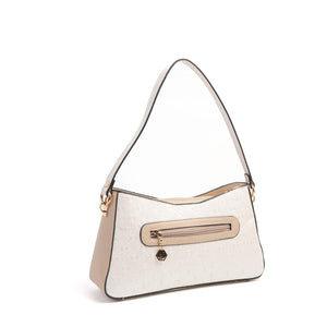 Silver & Polo Sedef - S.Nut - Kemik SP1102 Kadın Omuz Çantası