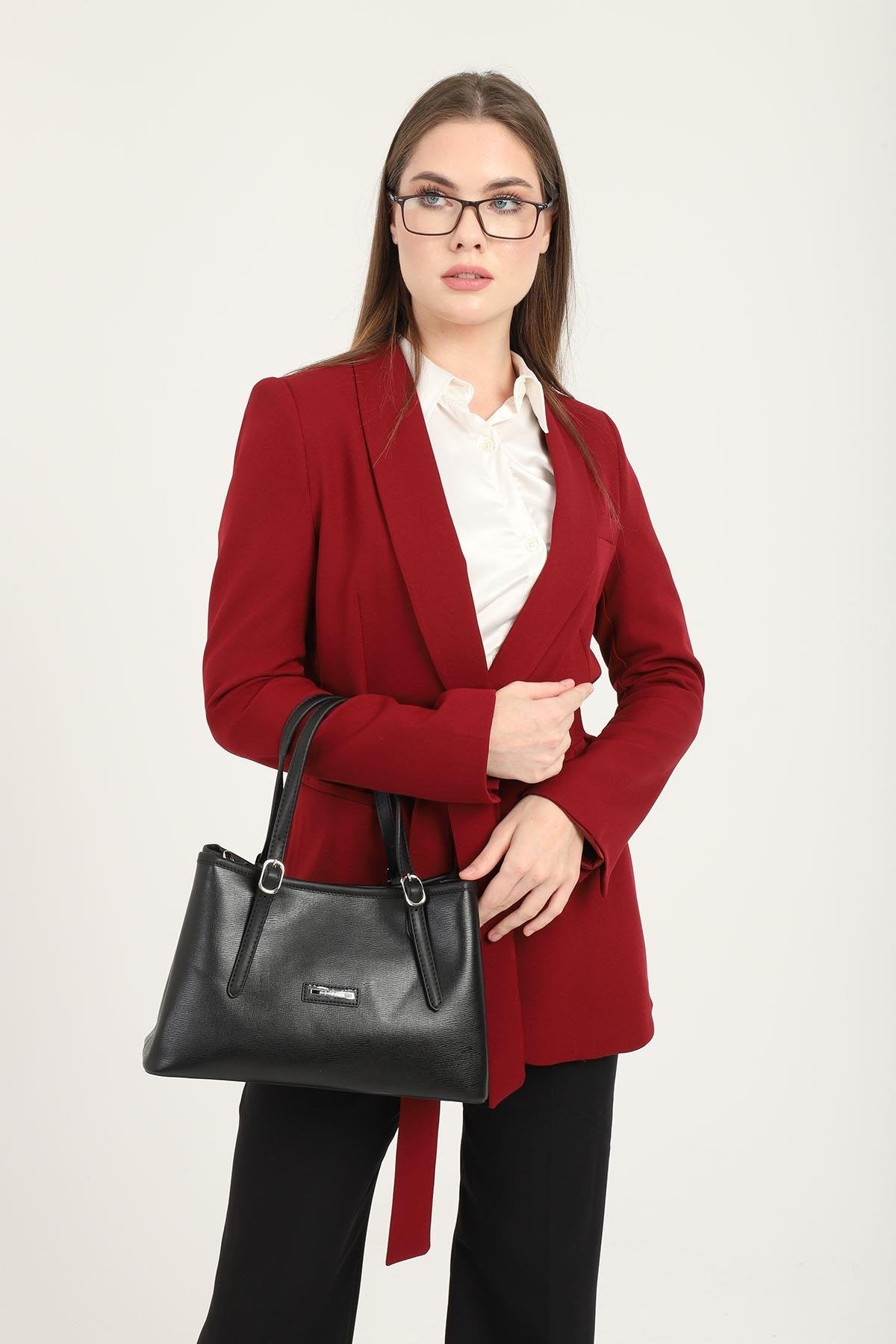 Silver & Polo Siyah SP1252 Kadın El Çantası