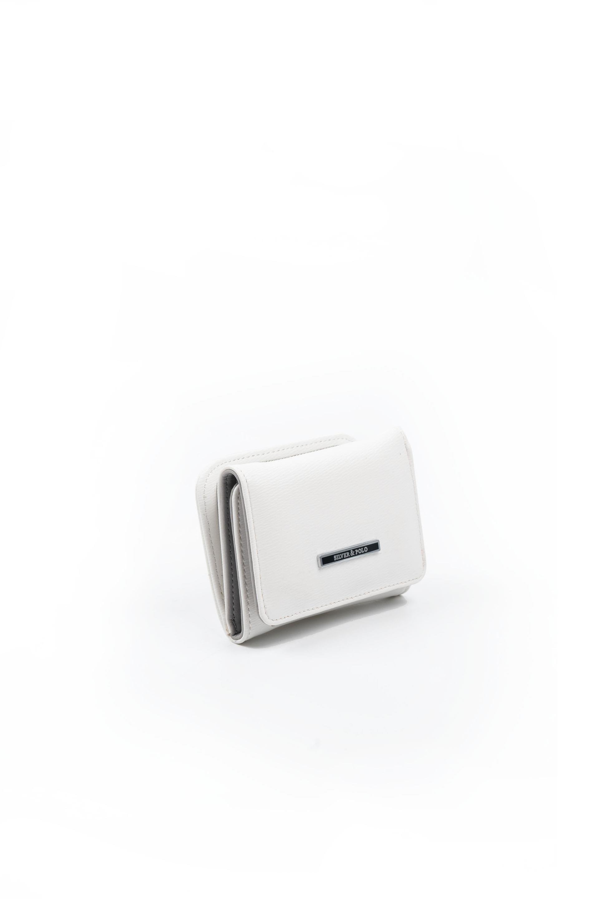 Silver & Polo Beyaz - A.gri SP1172 Kadın Cüzdan & Kartlık