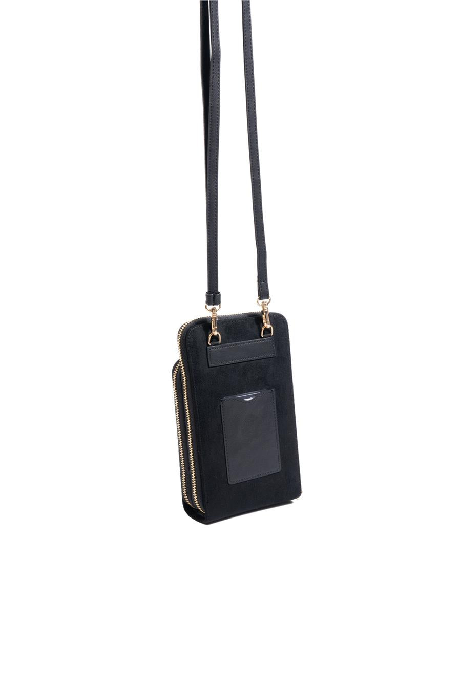 Silver & Polo SP1011 Kadın Telefon Çantası Süet Siyah