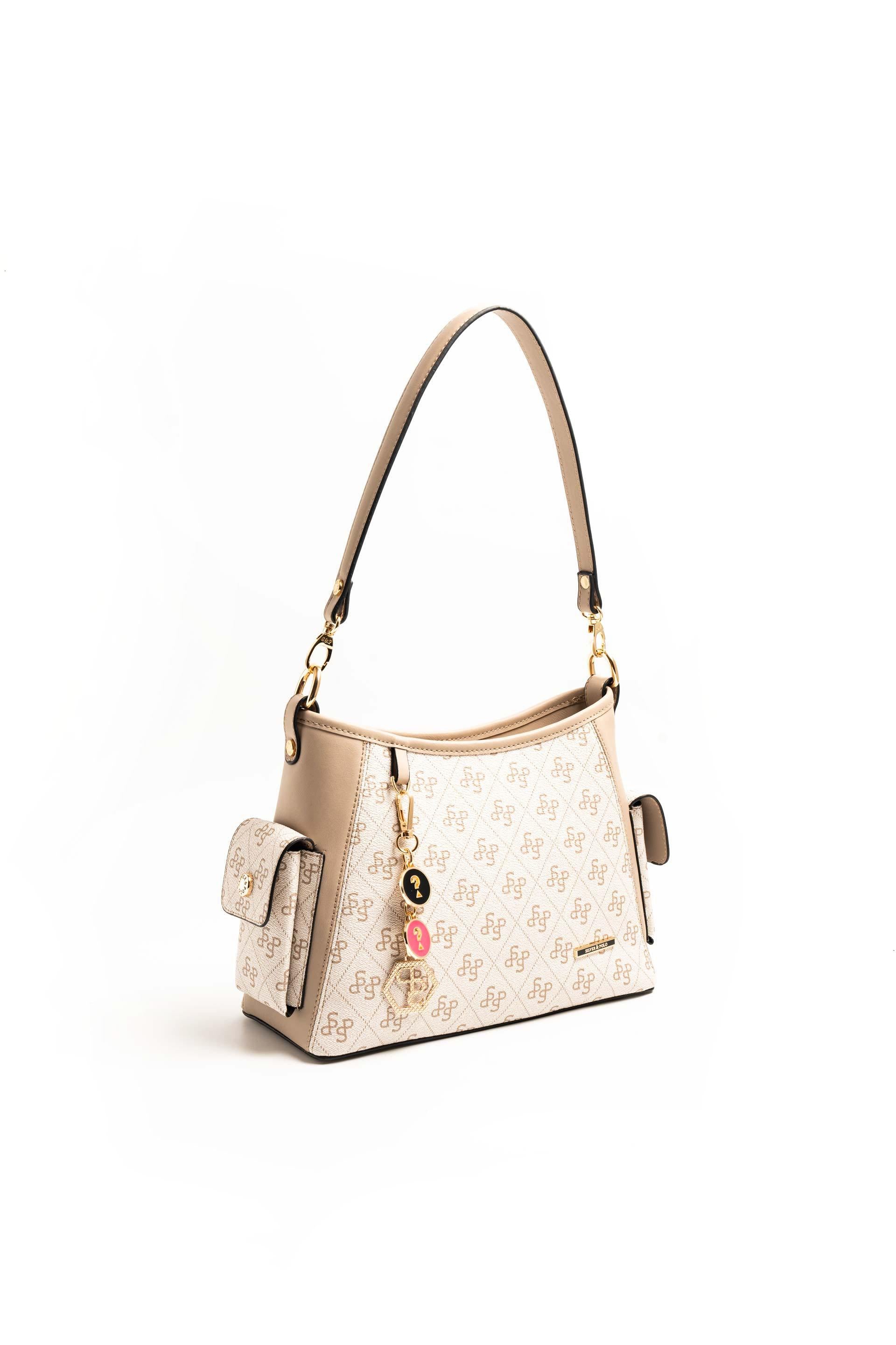 Silver & Polo Bej - Kum SP1183 Kadın Omuz Çantası