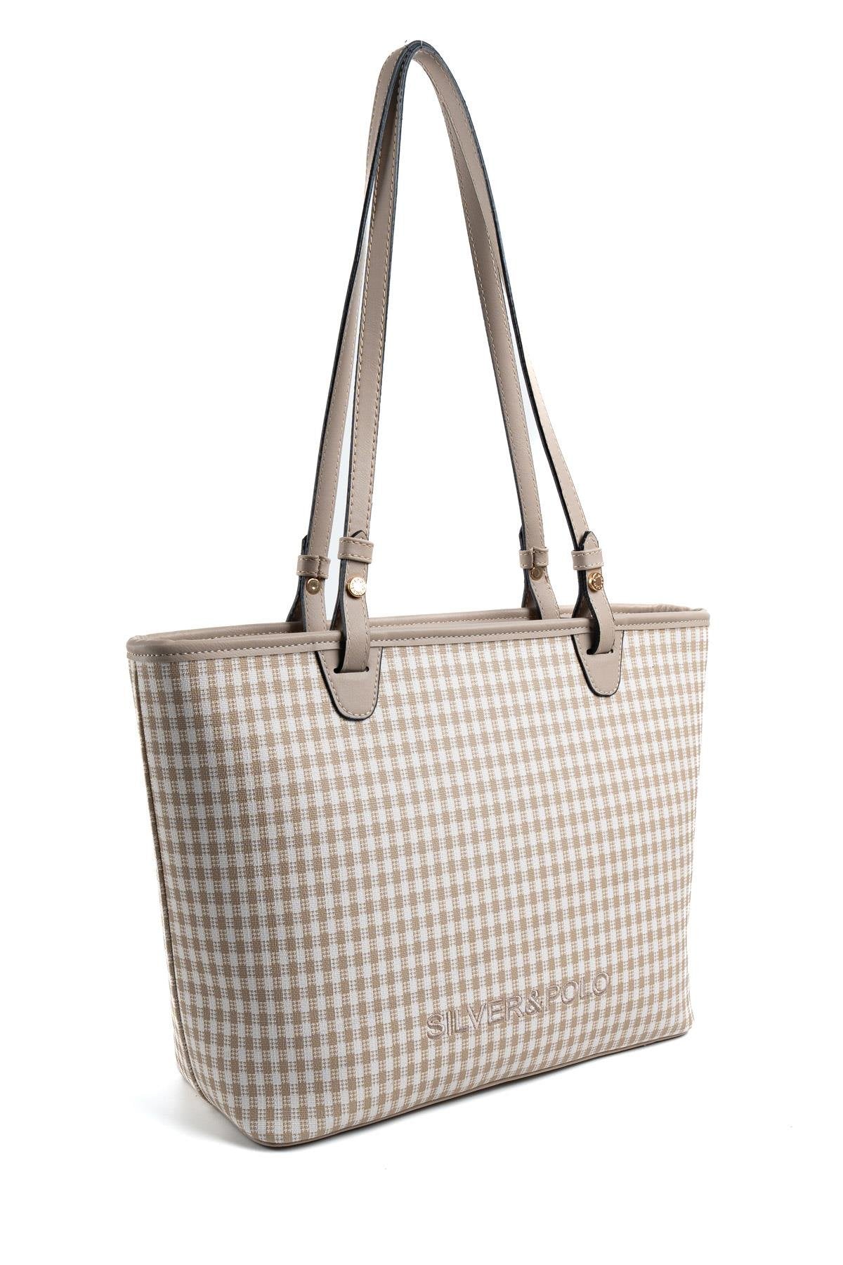 Silver & Polo Kum Bej SP1204 Kadın Omuz Çantası
