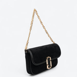 Silver & Polo SP1171 Kadın Omuz Çantası Süet Siyah