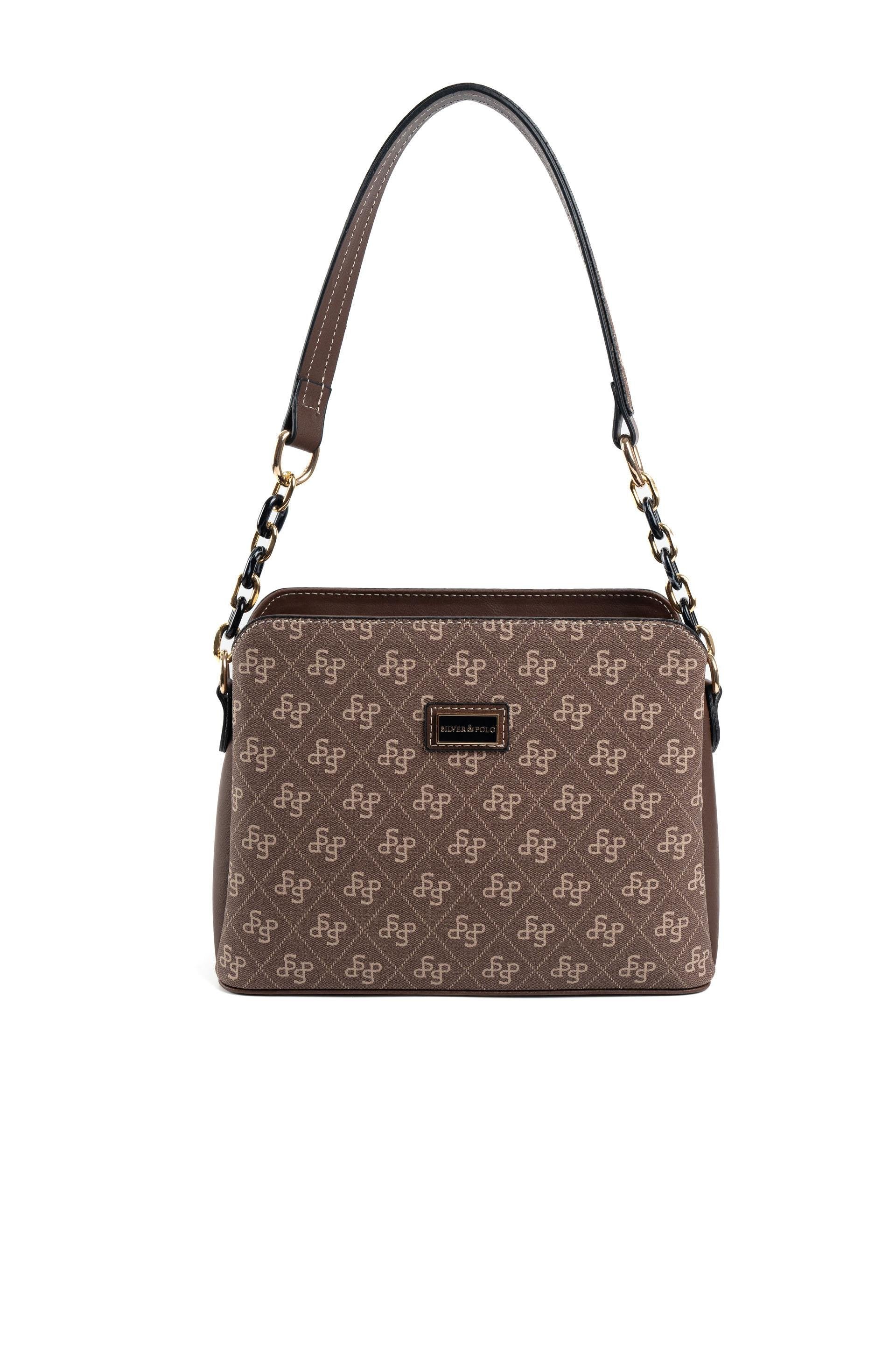 Silver & Polo Kahve SP937 Kadın Omuz Çantası