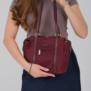 Silver & Polo SP1215 Kadın Omuz Çantası Bordo