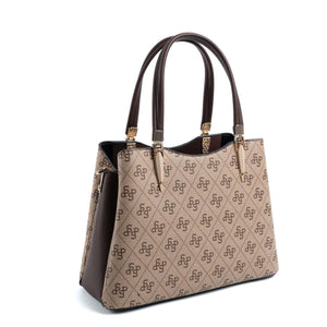 Silver & Polo Koyu Bej - Kahve SP1205 Kadın El Çantası