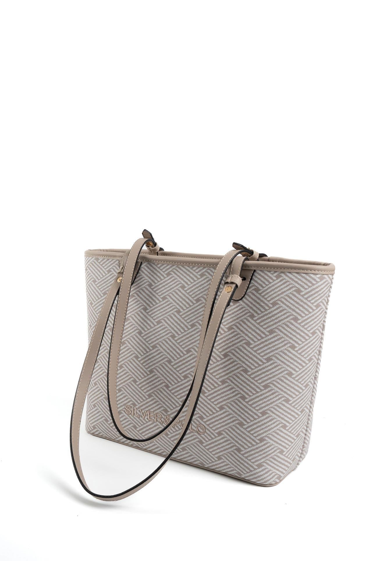 Silver & Polo Bej - Kum SP1204 Kadın Omuz Çantası