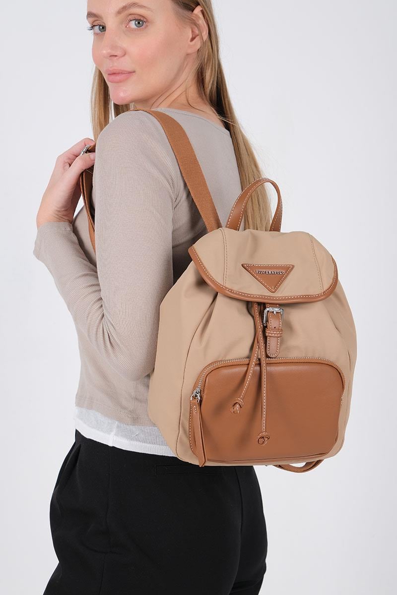 Silver & Polo SP1231 Kadın Sırt Çantası Nut-Taba