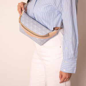 Silver & Polo Mavi - Ten SP1192 Kadın Bel Çantası