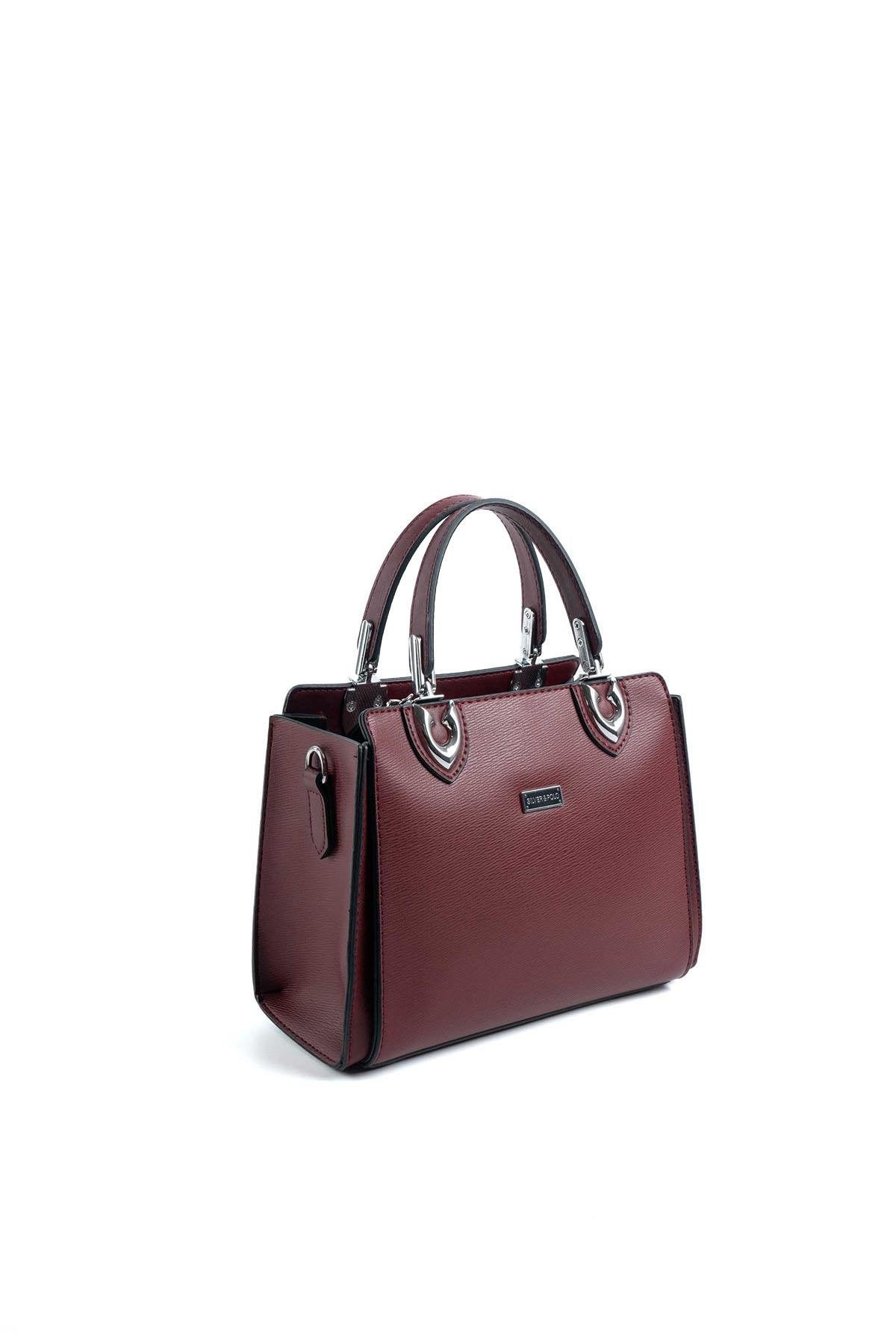 Silver & Polo Bordo SP1133 Kadın El Çantası