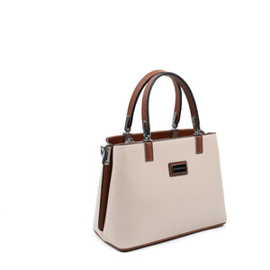 Silver & Polo Bej - Taba SP987 Kadın El Çantası