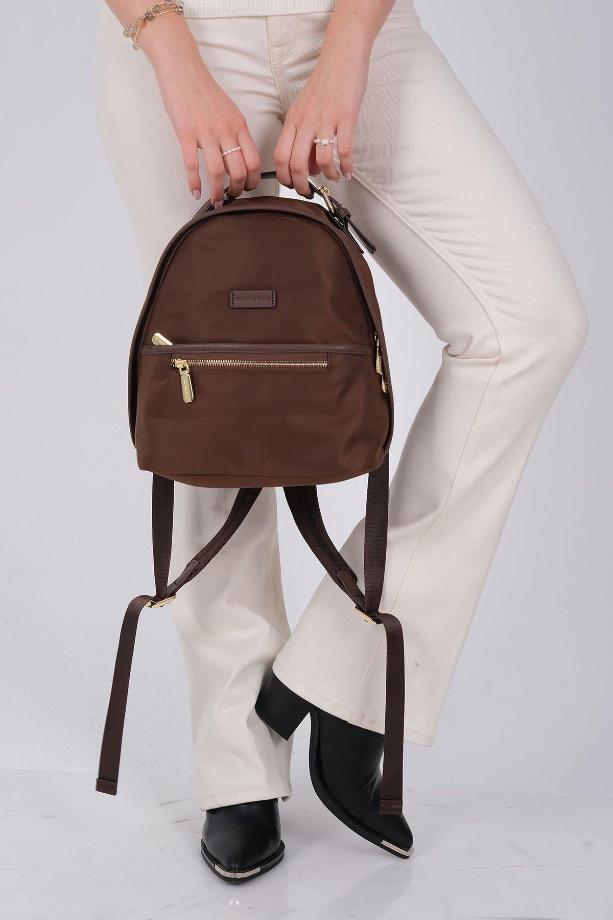 Silver & Polo SP1212 Kadın Sırt Çantası Kahve