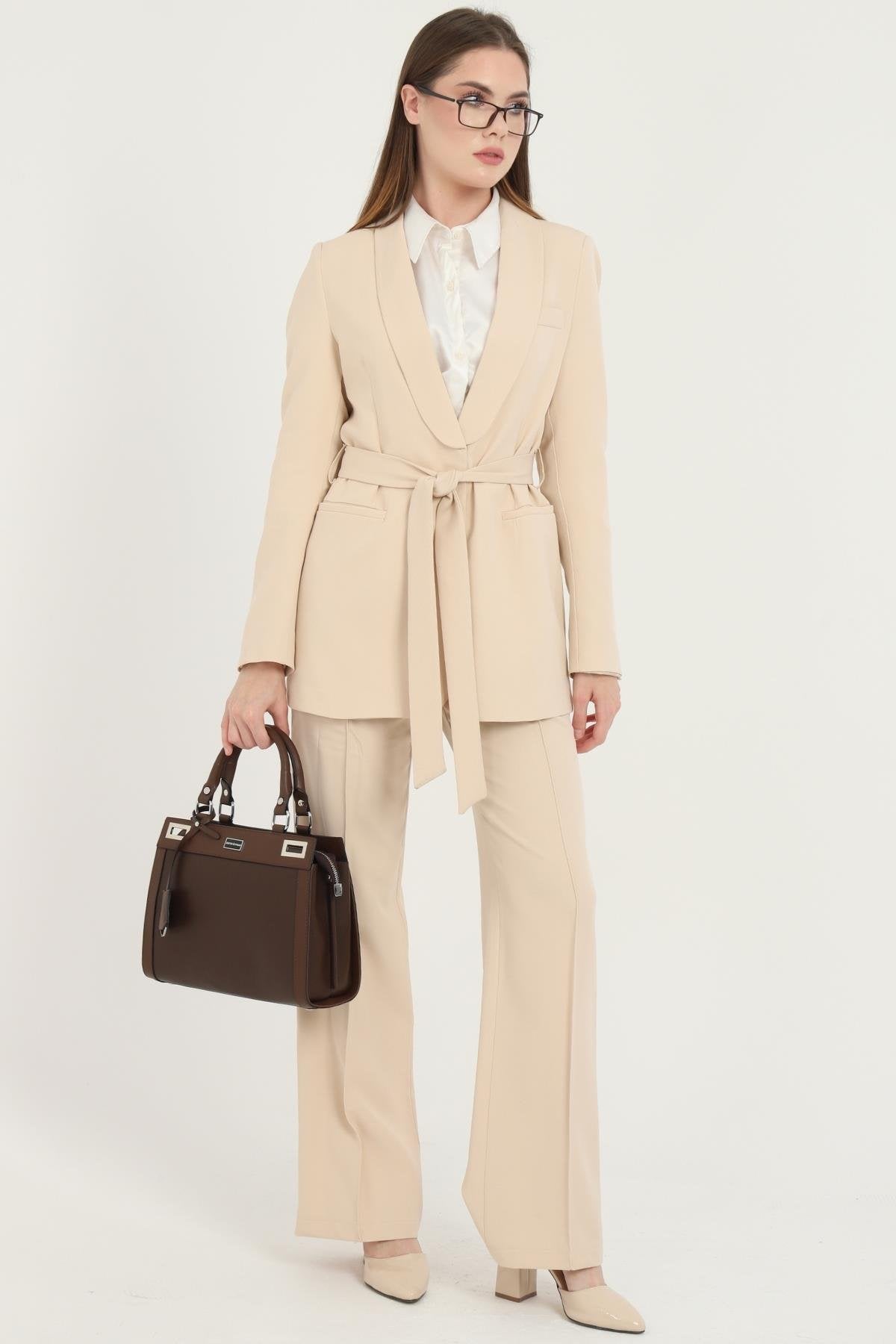 Silver & Polo Kahve SP1174 Kadın El Çantası