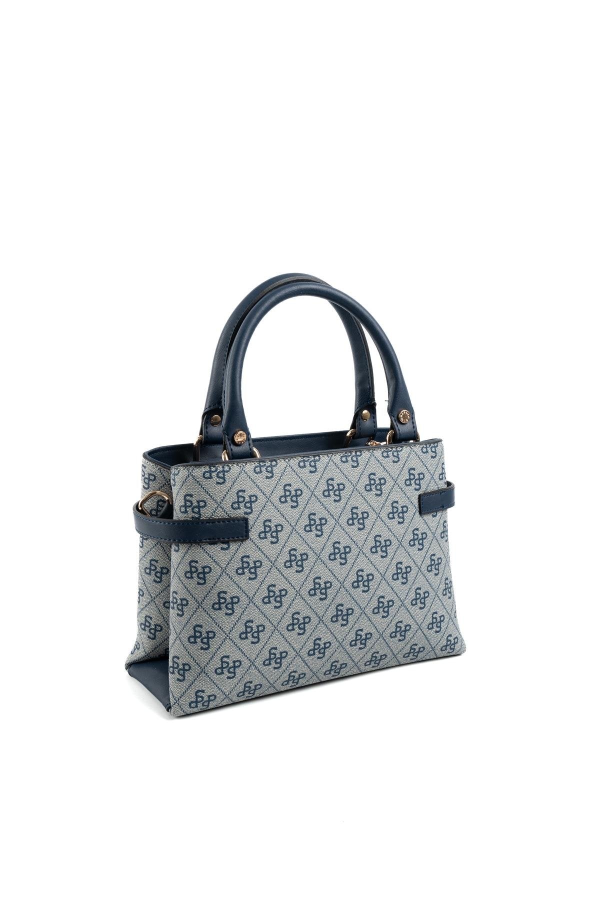 Silver & Polo Gri - Laci SP1149 El Çantası