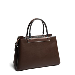 Silver & Polo SP913 Kadın El Çantası Düz Kahve