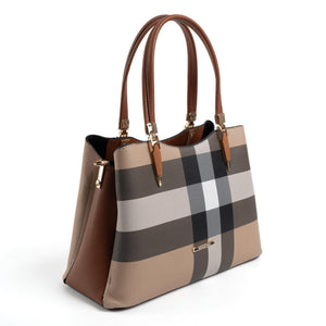 Silver & Polo Bej - Taba SP1205 Kadın El Çantası